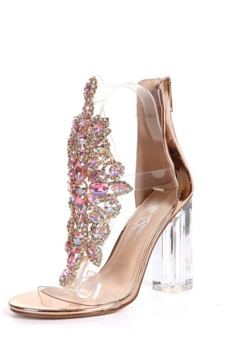 Steal the Room Clear Heels
